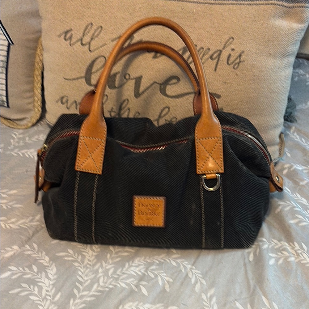 Authentic Dooney & Bourke satchel denim